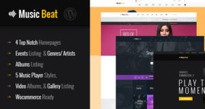 MusicBeat Music Bands Musiker & DJ's WordPress Vorlage