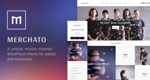 Merchetto – Musik und Band eCommerce WordPress Vorlage