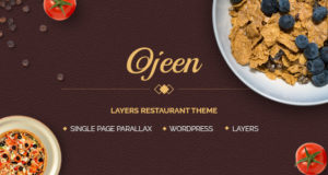 Ojeen – Layers Restaurant WordPress Template