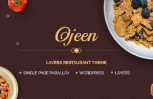 Ojeen – Layers Restaurant WordPress Template