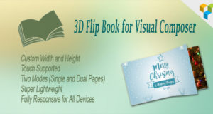 3D Flip Book für Visual Composer – WordPress Plugin