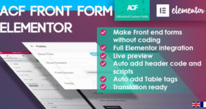 ACF-Frontformular für Elementor Page Builder