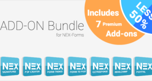 Add-on Bundle für NEX-Formulare – WordPress Form Builder