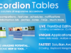 Akkordeon Tabellen, FAQs, Spalten und mehr