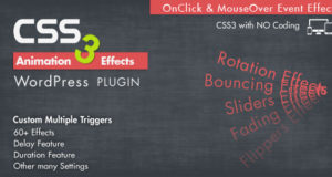 Animation CSS3 Effekte WordPress Plugin