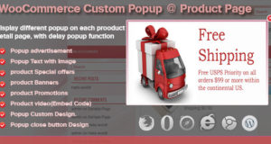 Benutzerdefinierte Popup @ Produktseite für WooCommerce