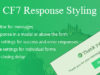 CF7 Antwort-Styling