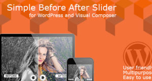 Einfach vorher nach Slider für WordPress und Visual Composer