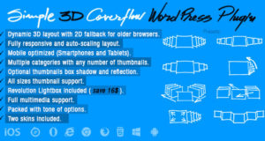 Einfaches 3D Coverflow WordPress Plugin