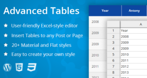 Erweiterte Tabellen - Tabelleneditor im Excel-Stil
