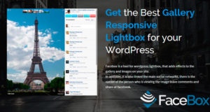 FaceBox WordPress Photo Viewer Plugin Leuchtkasten