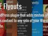 Flyouts - Off Canvas Benutzerdefinierte Inhalte für WordPress