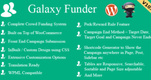 Galaxy Funder – WooCommerce Crowdfunding System