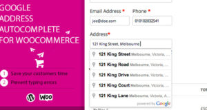 Google Address Autocomplete für WooCommerce