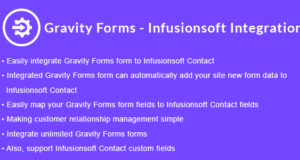Gravitationsformen – Infusionsoft Integration