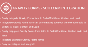 Gravitationsformen – SuiteCRM-Integration