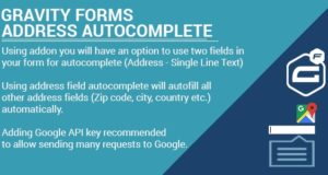 Gravity Forms Adresse Google Autocomplete