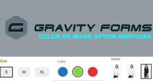Gravity Forms Farb- oder Bildoptionsstreifen