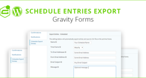 Gravity Forms Schedule-Einträge exportieren