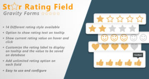 Gravity Forms Star Rating Feld