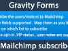 Gravity-Formulare für Mailchimp