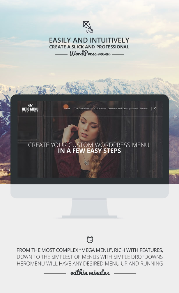 Hero Menu - Responsives WordPress Mega Menü Plugin