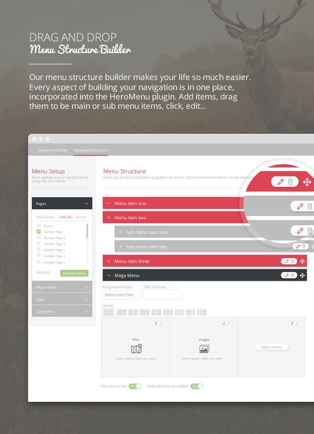 Hero Menu - Responsives WordPress Mega Menü Plugin