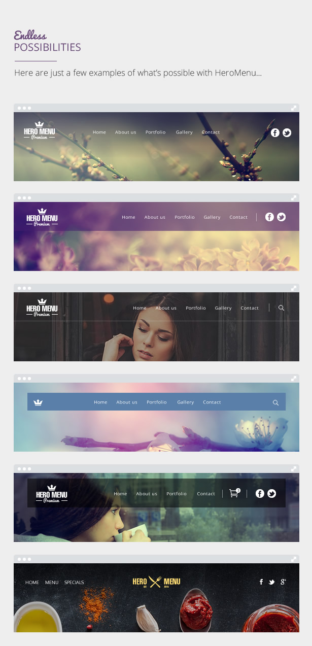 Hero Menu - Responsives WordPress Mega Menü Plugin