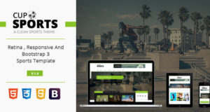 Sport Cup – Bootstrap 3 Sporting WordPress Template