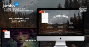 Jumbo: Ein 3-in-1-Vollbild-Menü für WordPress