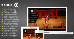Kabuki – Luxus Portfolio / Agentur WordPress Vorlage
