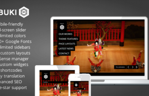 Kabuki – Luxus Portfolio / Agentur WordPress Vorlage
