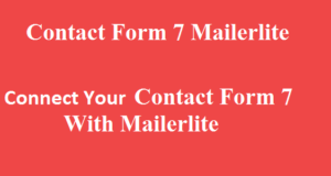 Kontakt Formular 7 Mailerlite Integration