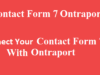 Kontakt Formular 7 Ontraport Integration