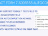 Kontaktformular 7 Adressvervollständigung