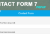 Kontaktformular 7 Popup