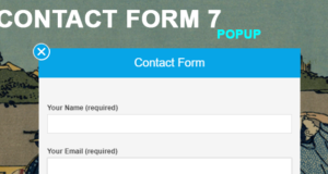 Kontaktformular 7 Popup