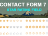 Kontaktformular 7 Star Rating Field