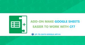Kontaktformular CF7 Google Sheet Addon