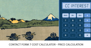 Kontaktformular Seven 7 Kostenrechner – Preisberechnung (Add-on für CF7)