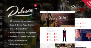 Robusta – Restaurant & Cafe WordPress Layout