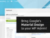 Material WP - Material Design Dashboard Thema