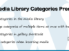 Medienbibliothek Kategorien Premium