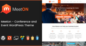 Meeton – Konferenz und Event WordPress Template