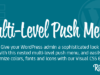 Mehrstufiges Push-Menü für WordPress