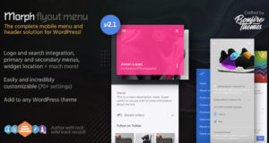Morph: Flyout Mobile Menü für WordPress