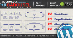 Multimedia Responsive Carousel mit Bild Video Audio Support – WordPress Plugin