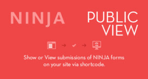 Ninja Forms öffentliche Ansicht