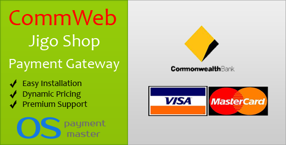 CommWeb JigoShop Zahlungsgateway