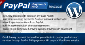 PayPal PRO Zahlungsterminal WordPress